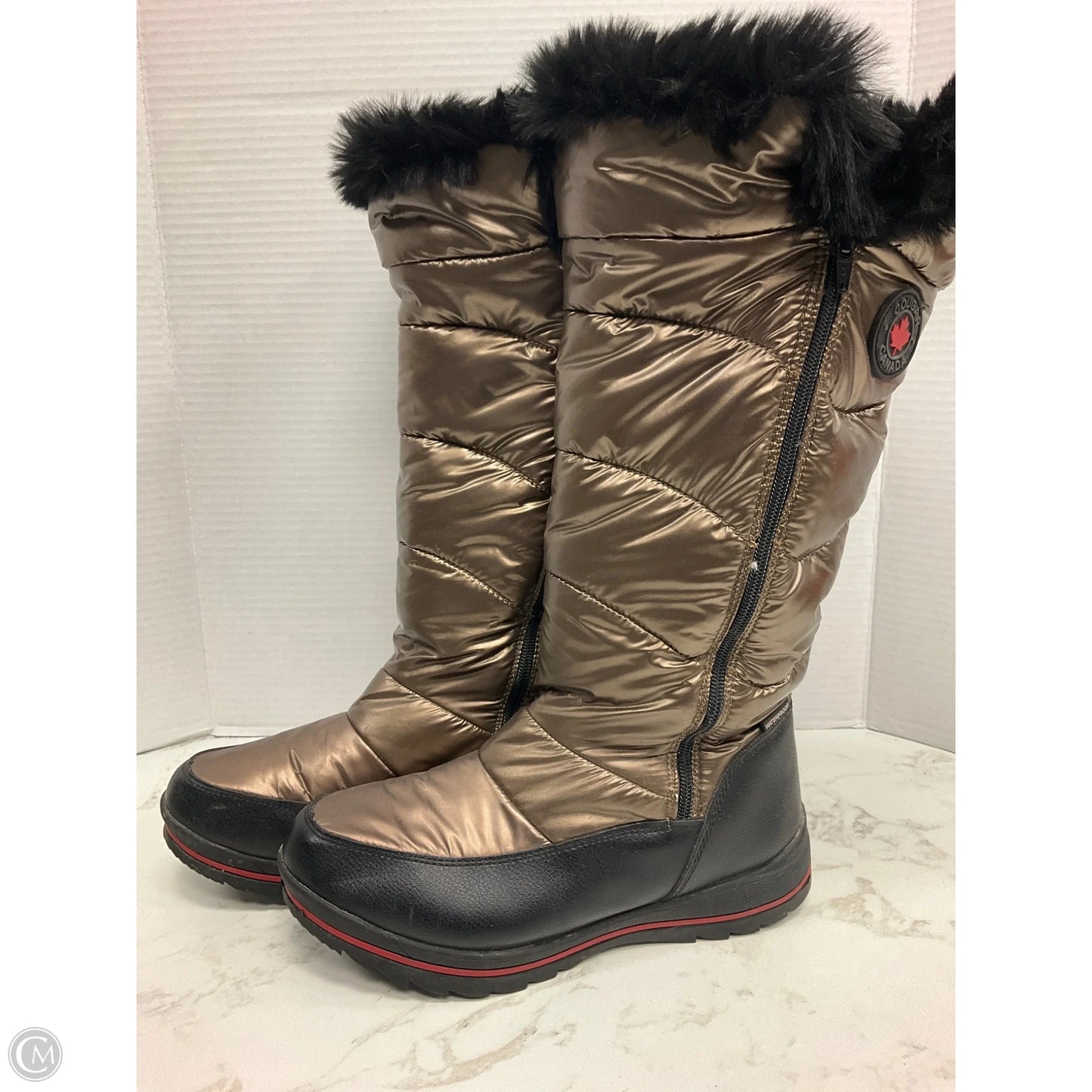Boots Snow By Cmc In Bronze, Size: 9