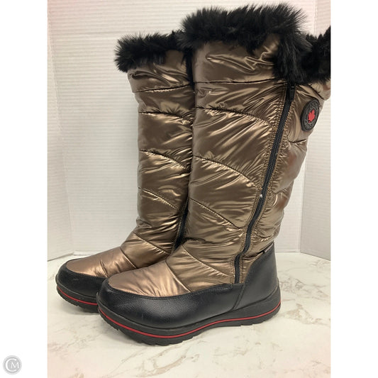 Boots Snow By Cmc In Bronze, Size: 9