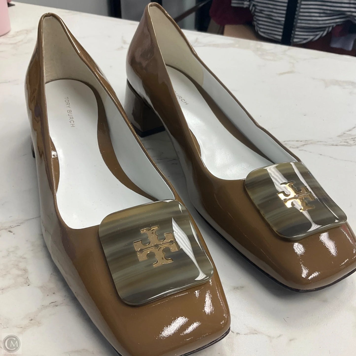Shoes Designer By Tory Burch In Brown, Size: 8
