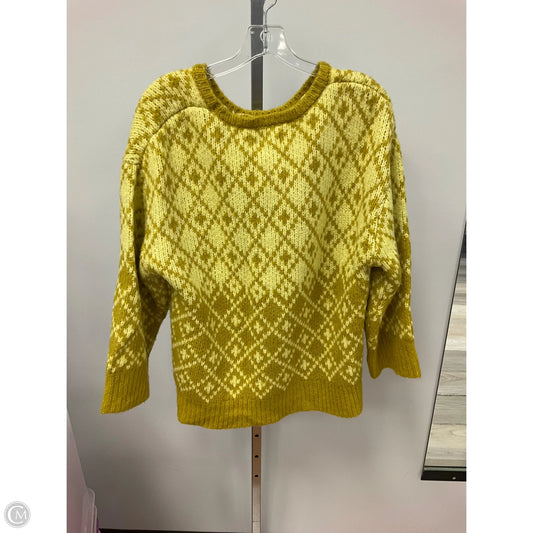 Sweater By Maeve In Chartreuse, Size: L