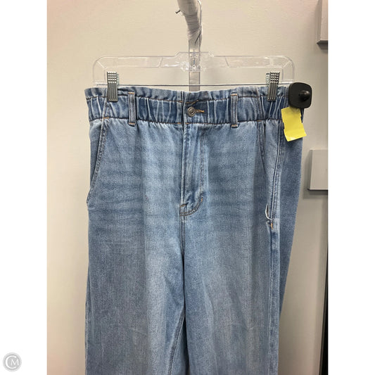 Jeans Wide Leg By American Eagle In Blue Denim, Size: 12
