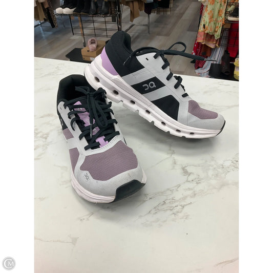 Shoes Athletic By On Cloud In Purple & White, Size: 7.5