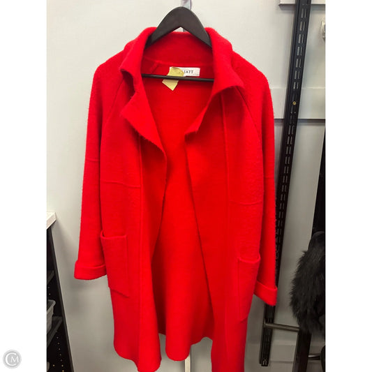Coat Faux Fur & Sherpa By Elliatt In Red, Size: S
