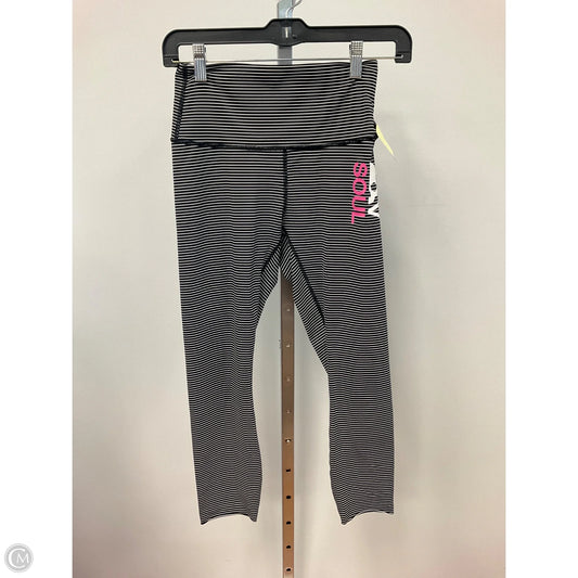Athletic Capris By Lululemon In Striped Pattern, Size: 6