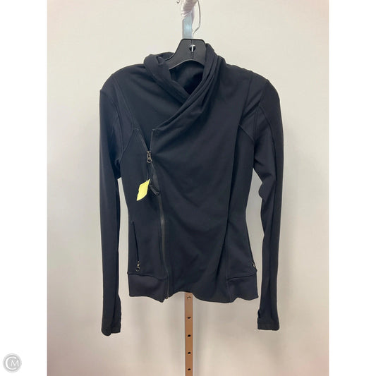 Athletic Jacket By Lululemon In Black, Size: 6
