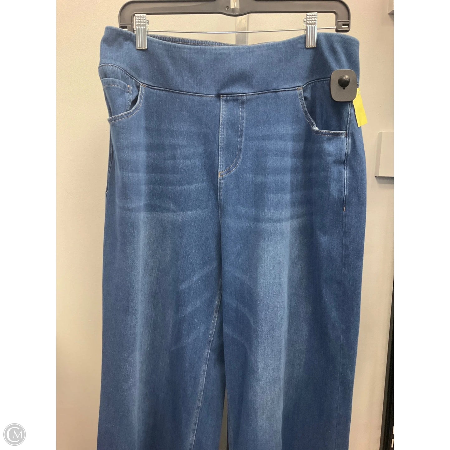 Jeans Wide Leg By Clothes Mentor In Blue Denim, Size: Xl