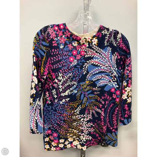 Sweater Cashmere By Talbots In Floral Print, Size: Sp