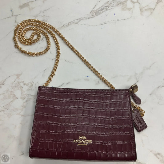 Crossbody Designer By Coach, Size: Small