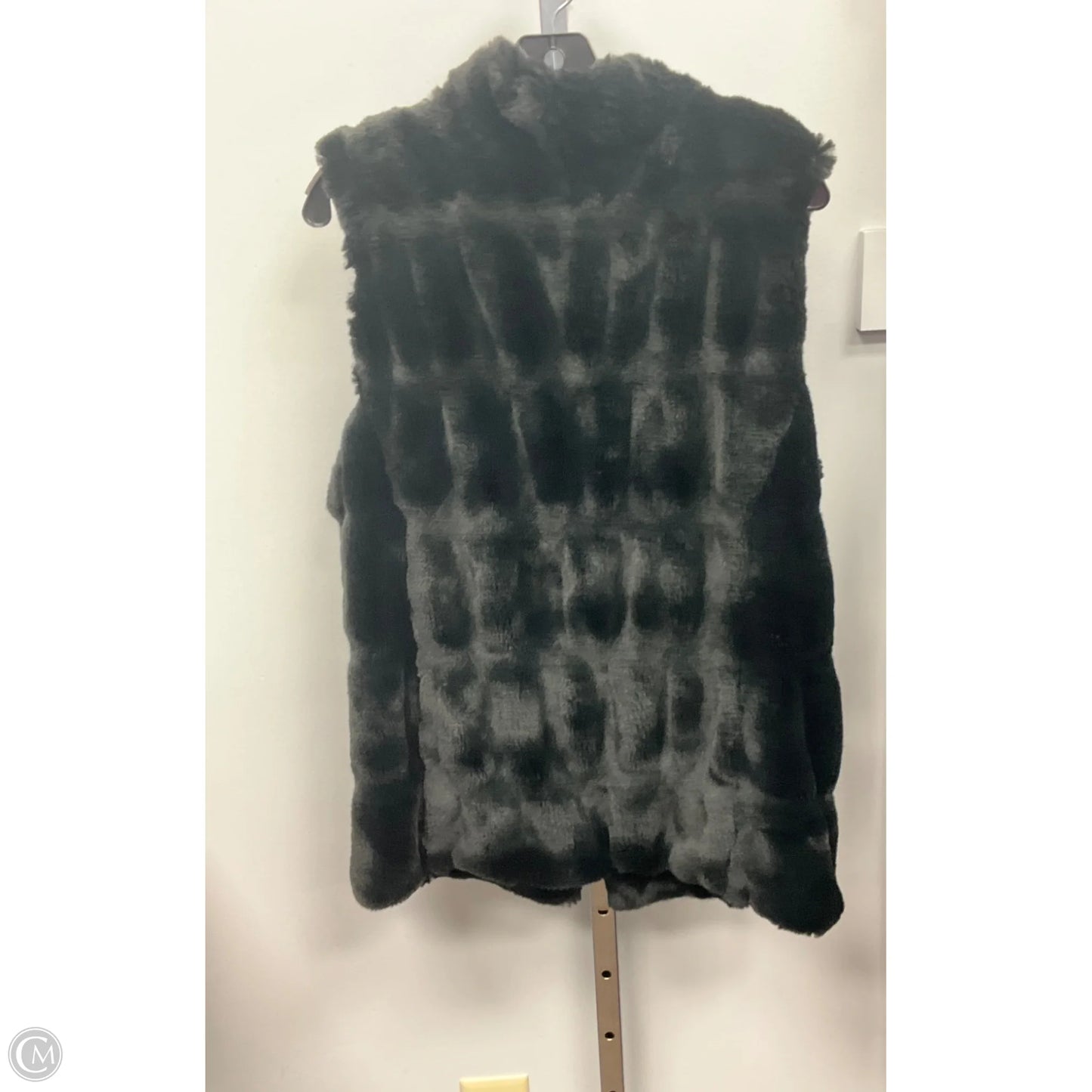 Vest Faux Fur & Sherpa By Cmc In Black, Size: M