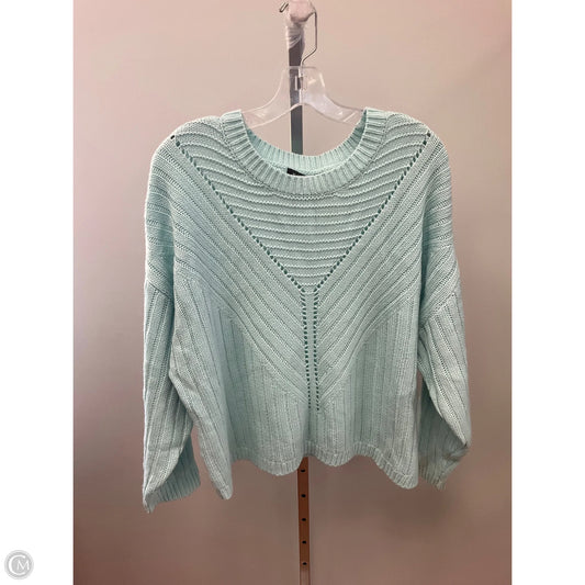 Sweater By Eloquii In Aqua, Size: 1x