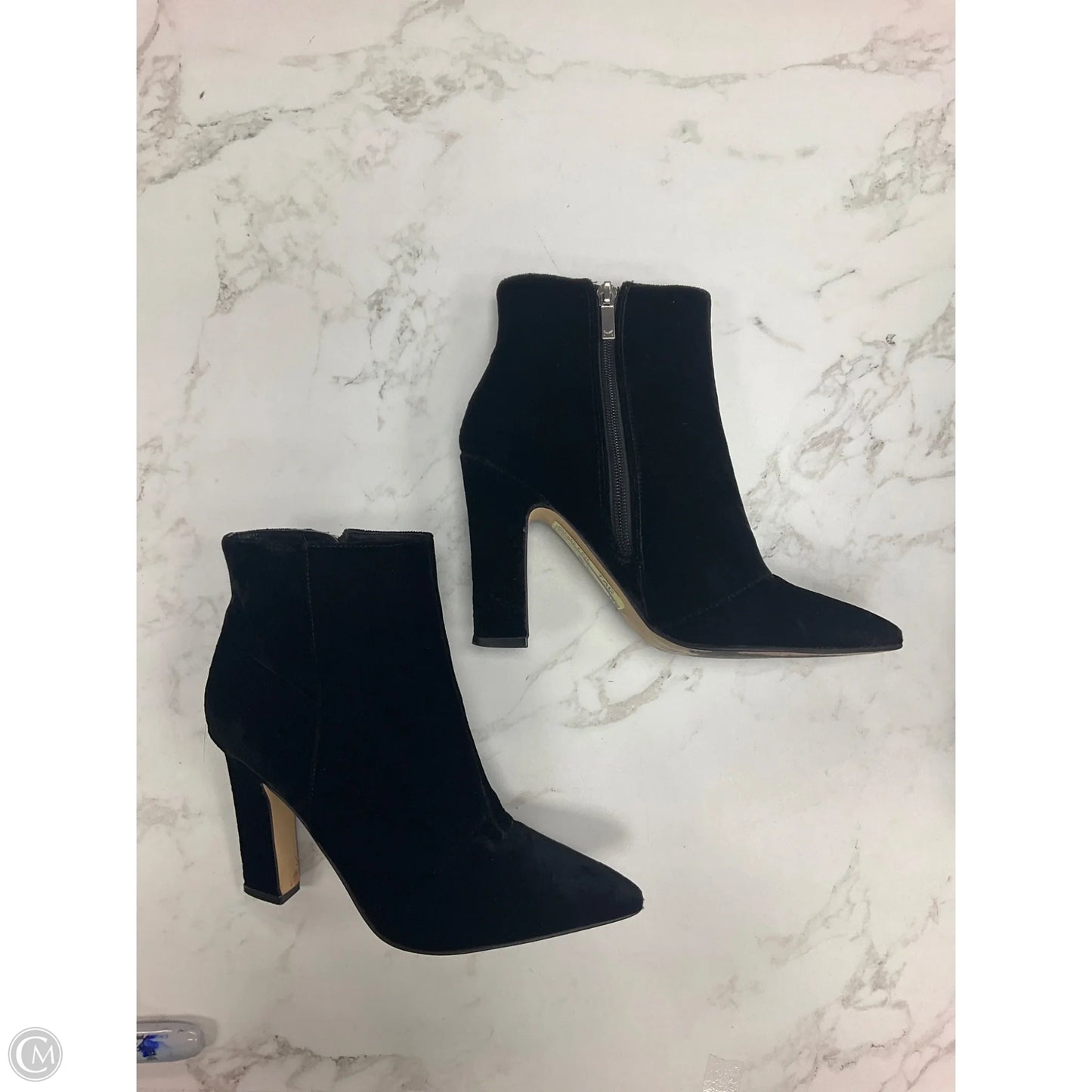 Boots Ankle Heels By Marc Fisher In Black, Size: 6.5