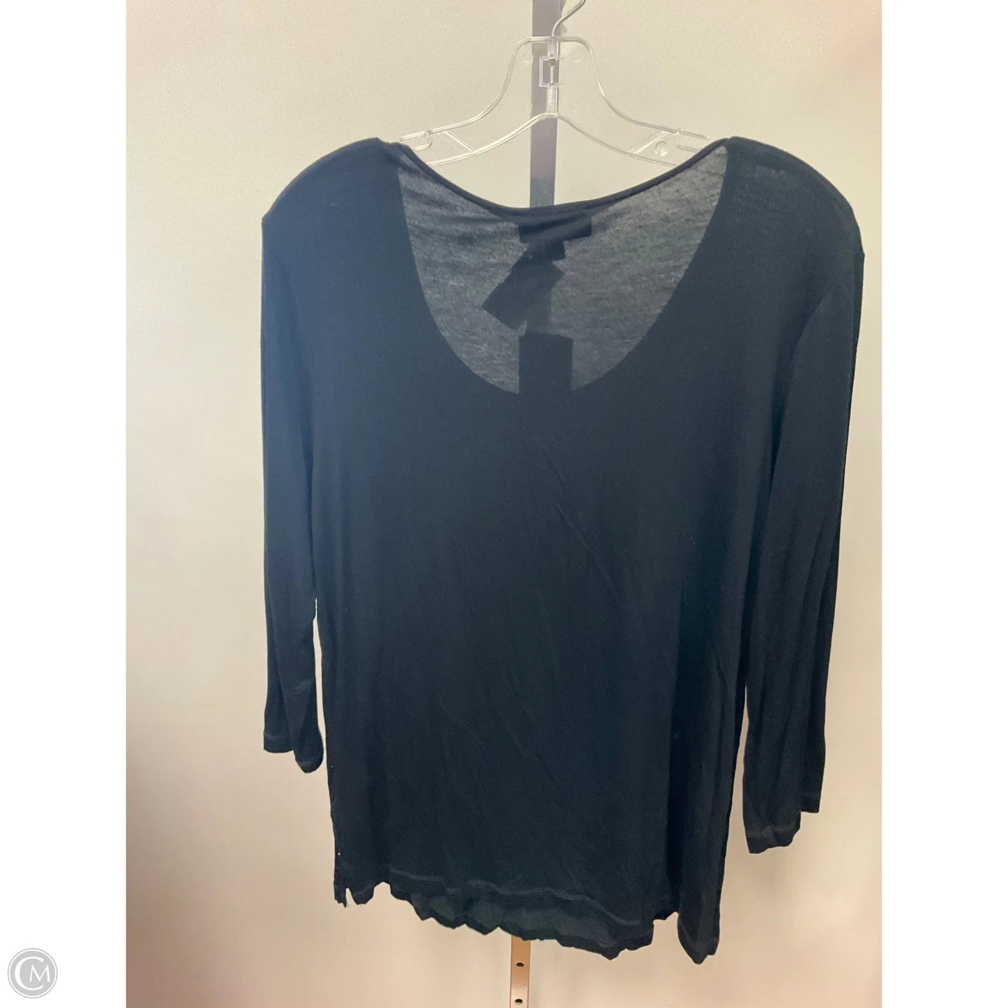 Top Long Sleeve By Jeanstar In Black, Size: L