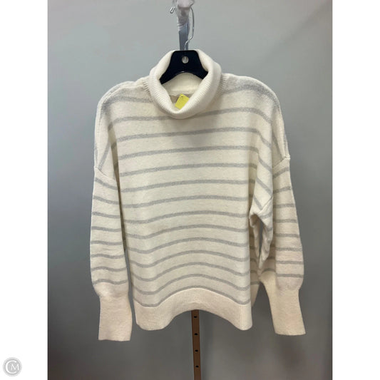 Sweater By Loft In Cream, Size: L
