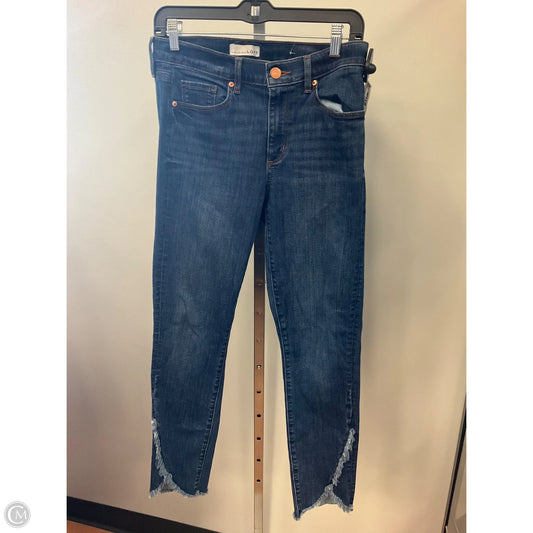 Jeans Skinny By Loft In Blue Denim, Size: 6