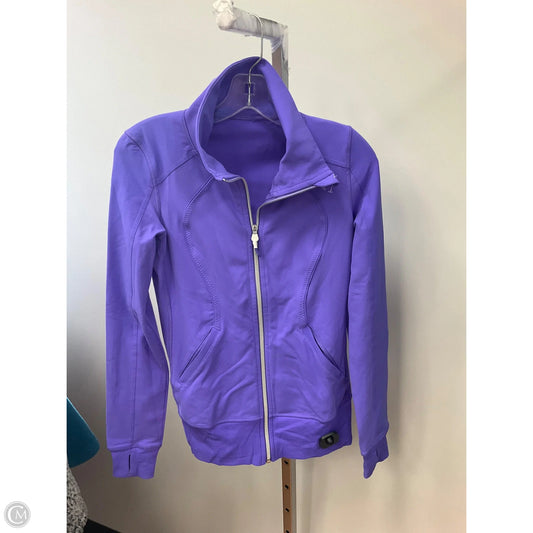 Athletic Jacket By Lululemon In Purple, Size: 6