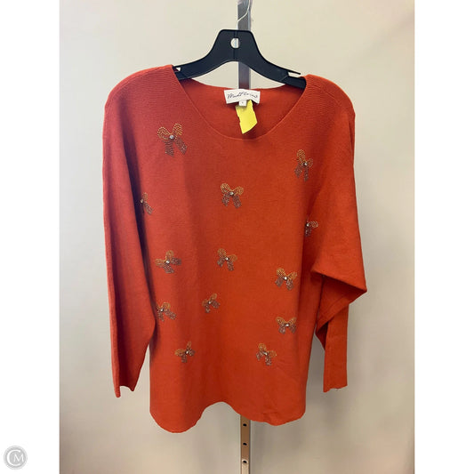 Sweater By Clothes Mentor In Orange, Size: S