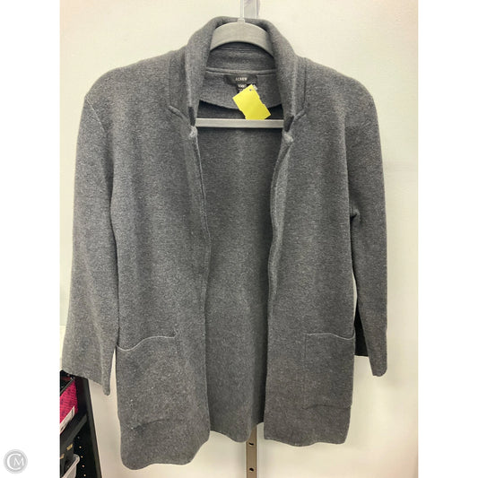 Sweater Cardigan By J. Crew In Grey, Size: Xxs