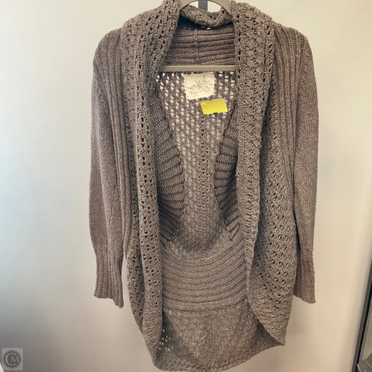 Sweater Cardigan By Cmc In Brown, Size: M