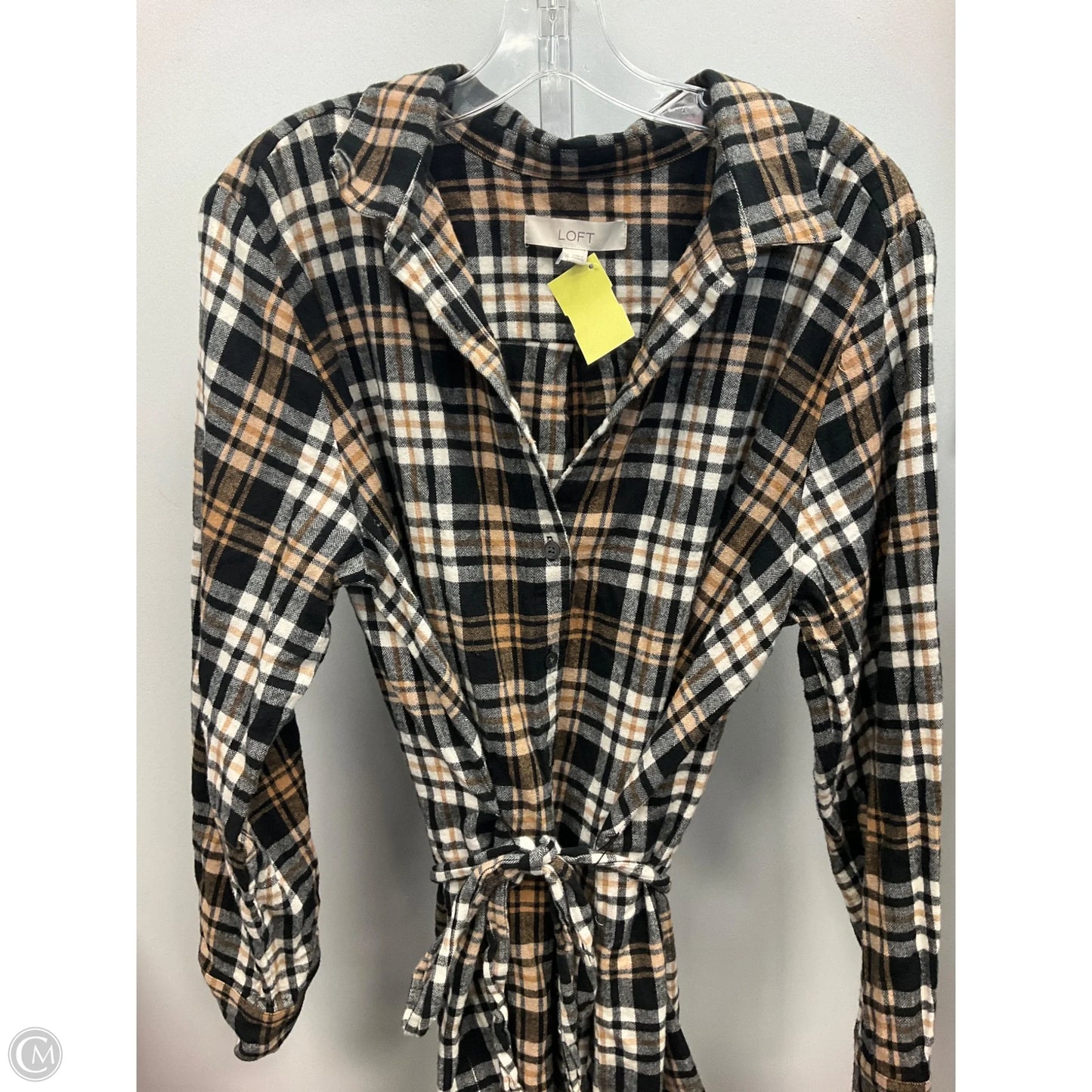 Dress Casual Short By Loft In Plaid Pattern, Size: Xl