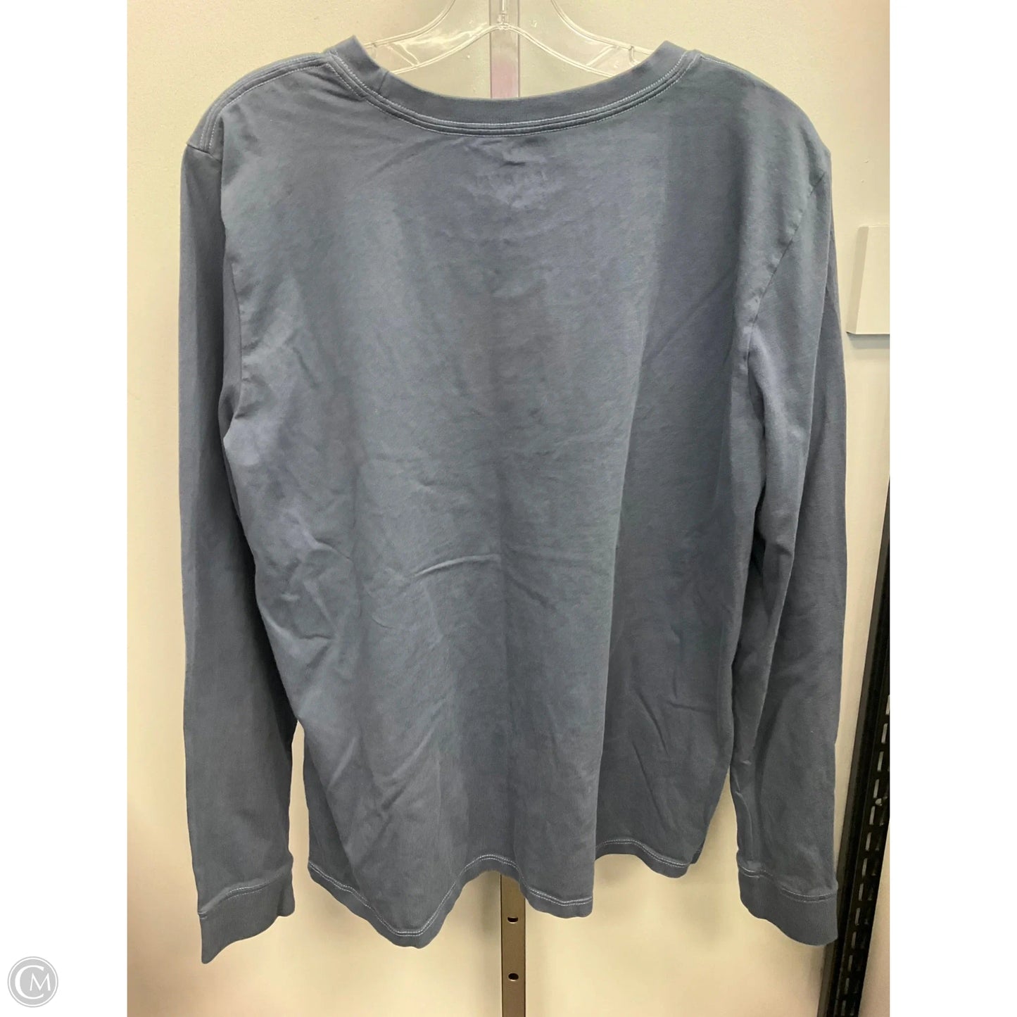 Top Long Sleeve By Life Is Good In Blue, Size: Xl