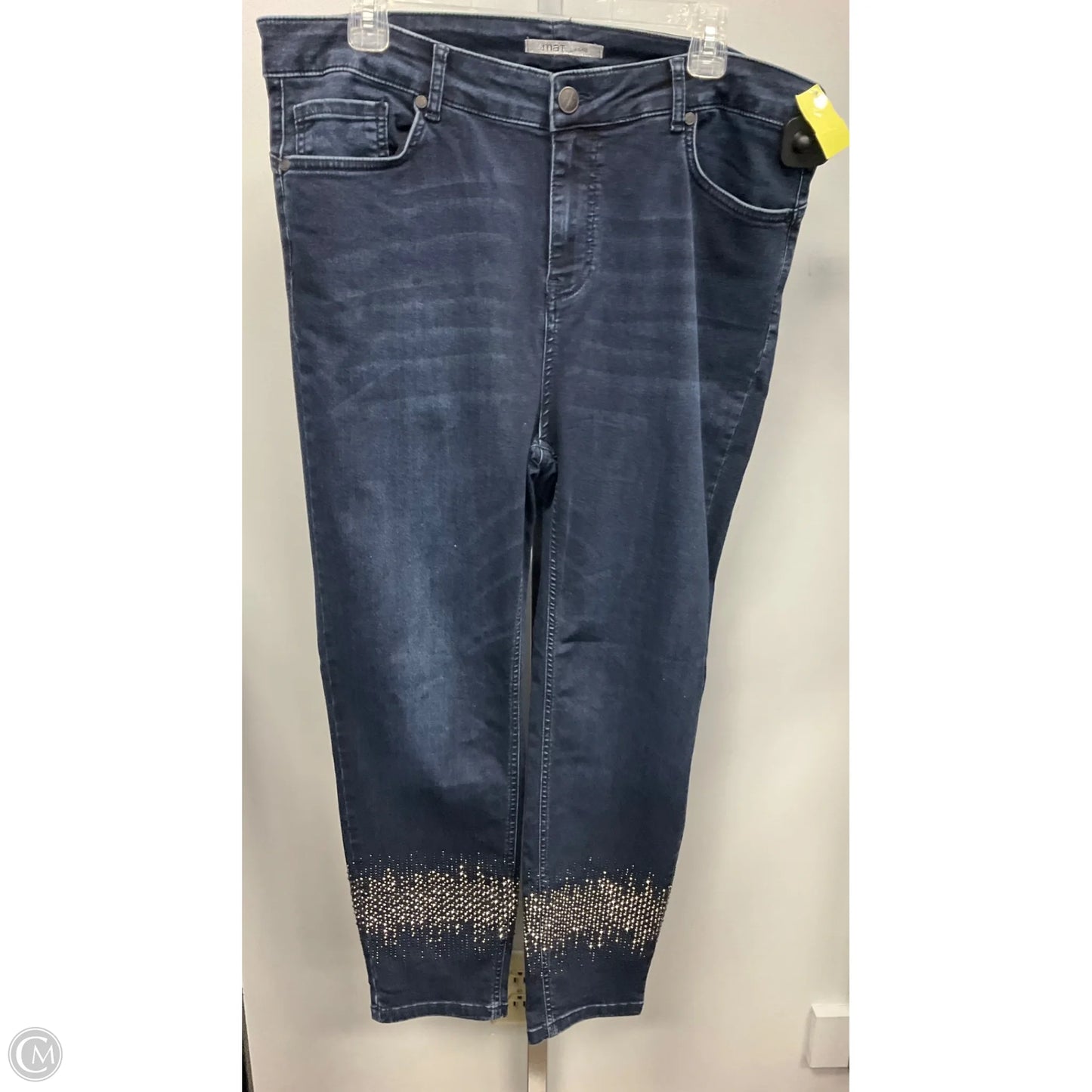 Jeans Straight By Clothes Mentor In Blue Denim, Size: M