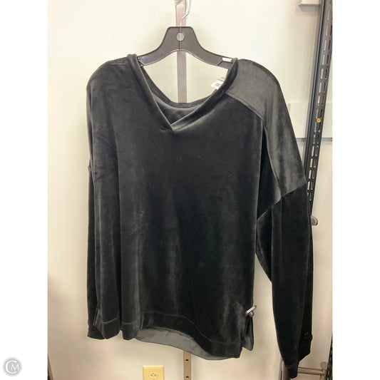 Top Long Sleeve By Cuddl Duds In Black, Size: 2x