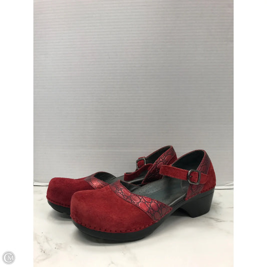 Shoes Heels Platform By Dansko In Red, Size: 8