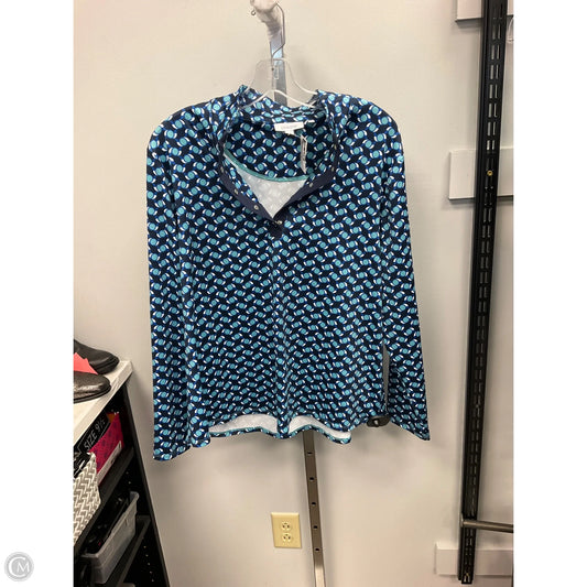 Top Long Sleeve By Chicos In Geometric Pattern, Size: Xl