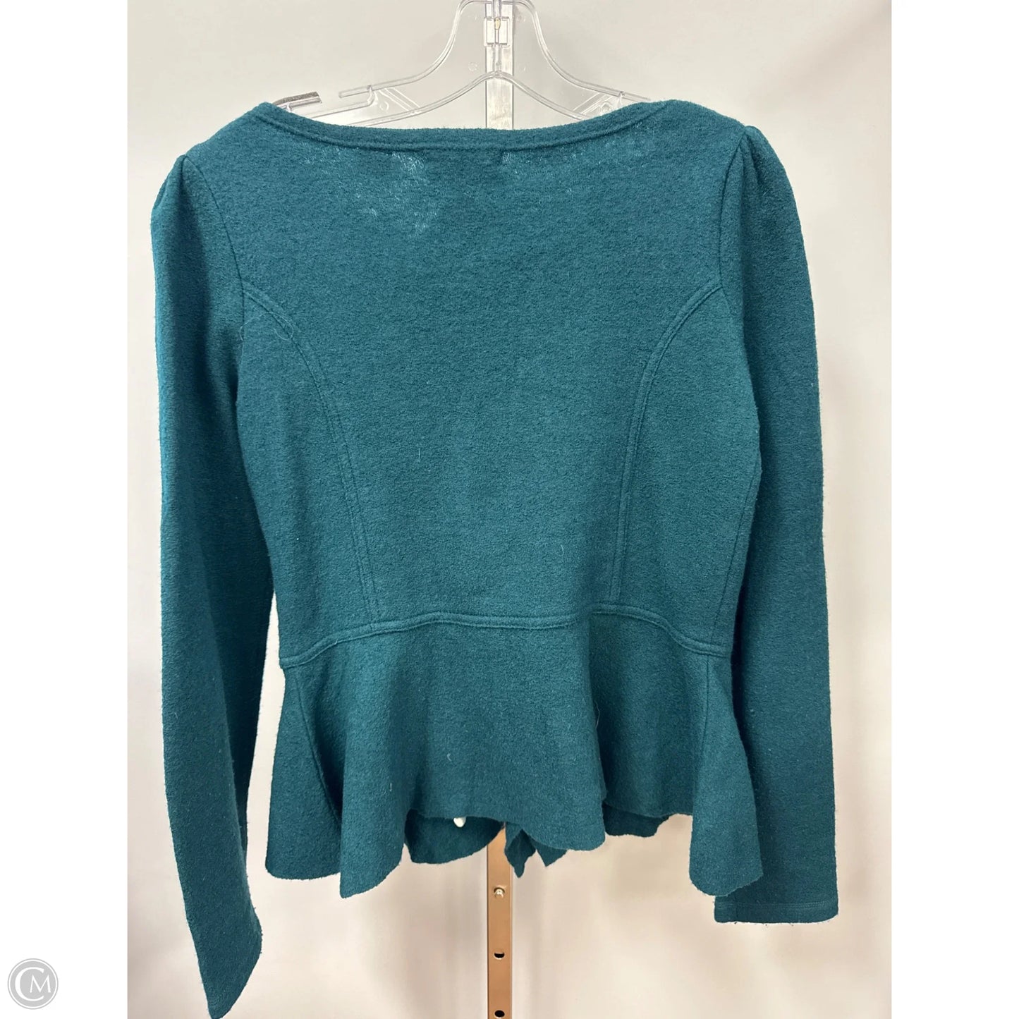 Sweater Cardigan By Sleeping On Snow In Teal, Size: M