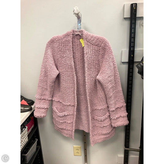 Sweater Cardigan By Barefoot Dreams In Pink, Size: M