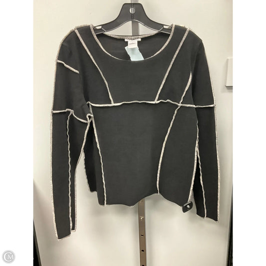 Top Long Sleeve By Cmc In Black, Size: M