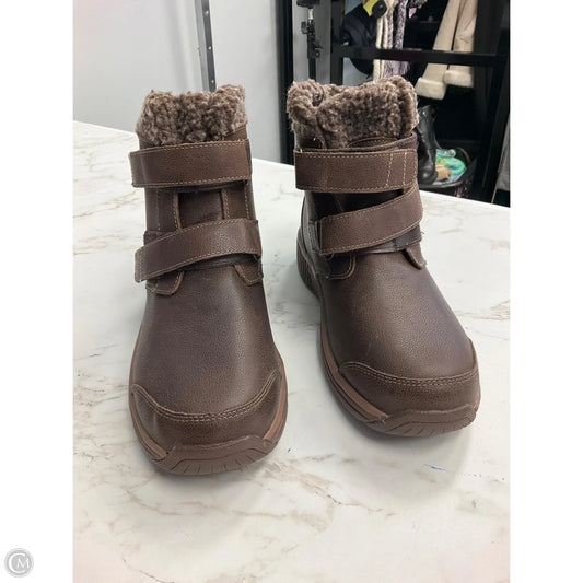 Boots Snow By Clothes Mentor In Brown, Size: 8