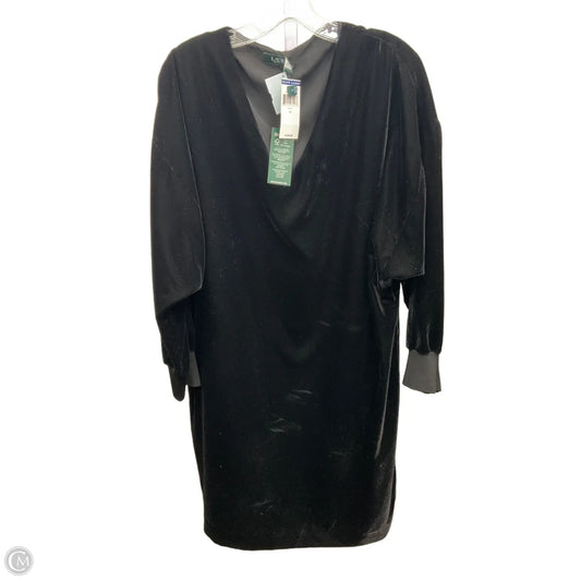 Dress Party Short By Lauren By Ralph Lauren In Black, Size: 14