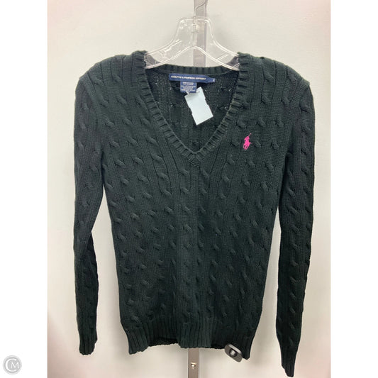 Sweater By Ralph Lauren Blue Label In Black, Size: S