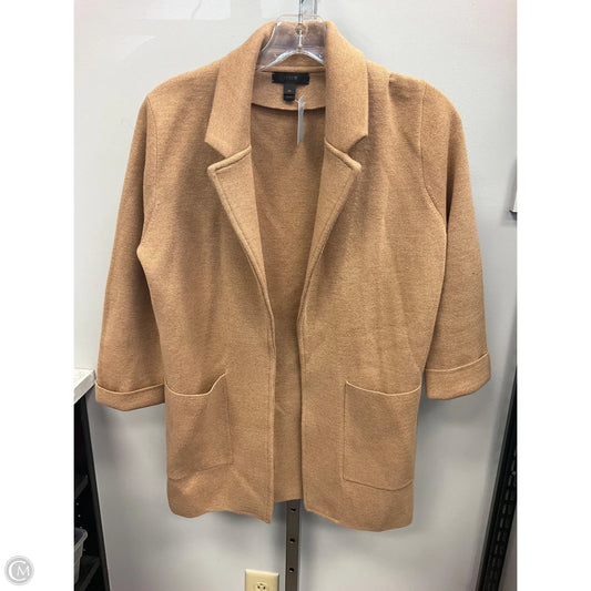 Sweater Cardigan By J. Crew In Tan, Size: Xs