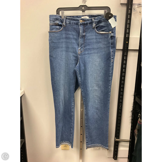 Jeans Boyfriend By Good American In Blue Denim, Size: 14
