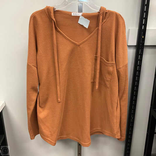 Top Long Sleeve By Clothes Mentor In Copper, Size: Xl