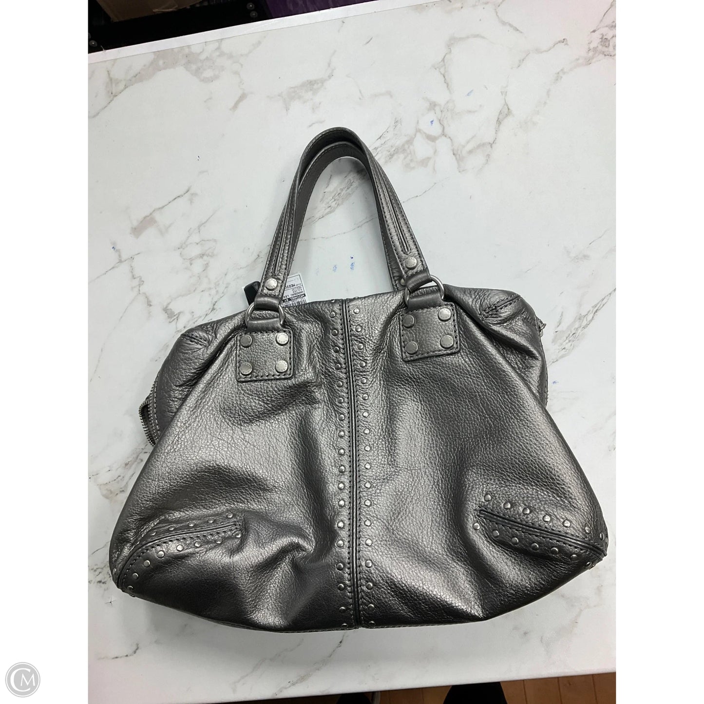 Handbag Leather By Michael By Michael Kors, Size: Medium