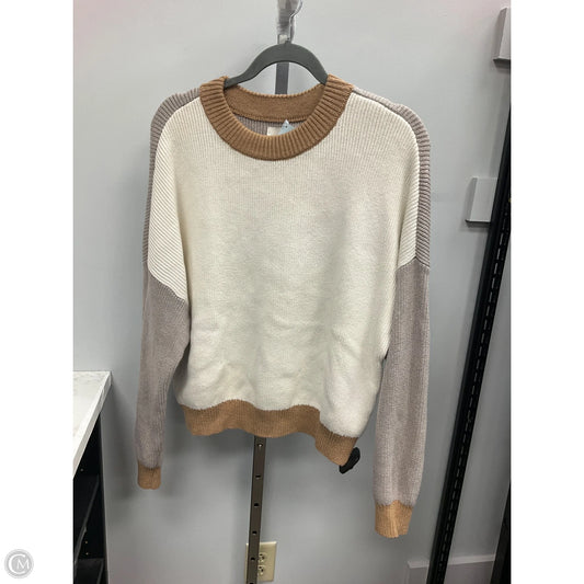 Sweater By Abercrombie And Fitch In Cream, Size: L