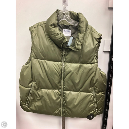 Vest Puffer & Quilted By Old Navy In Green, Size: Xl