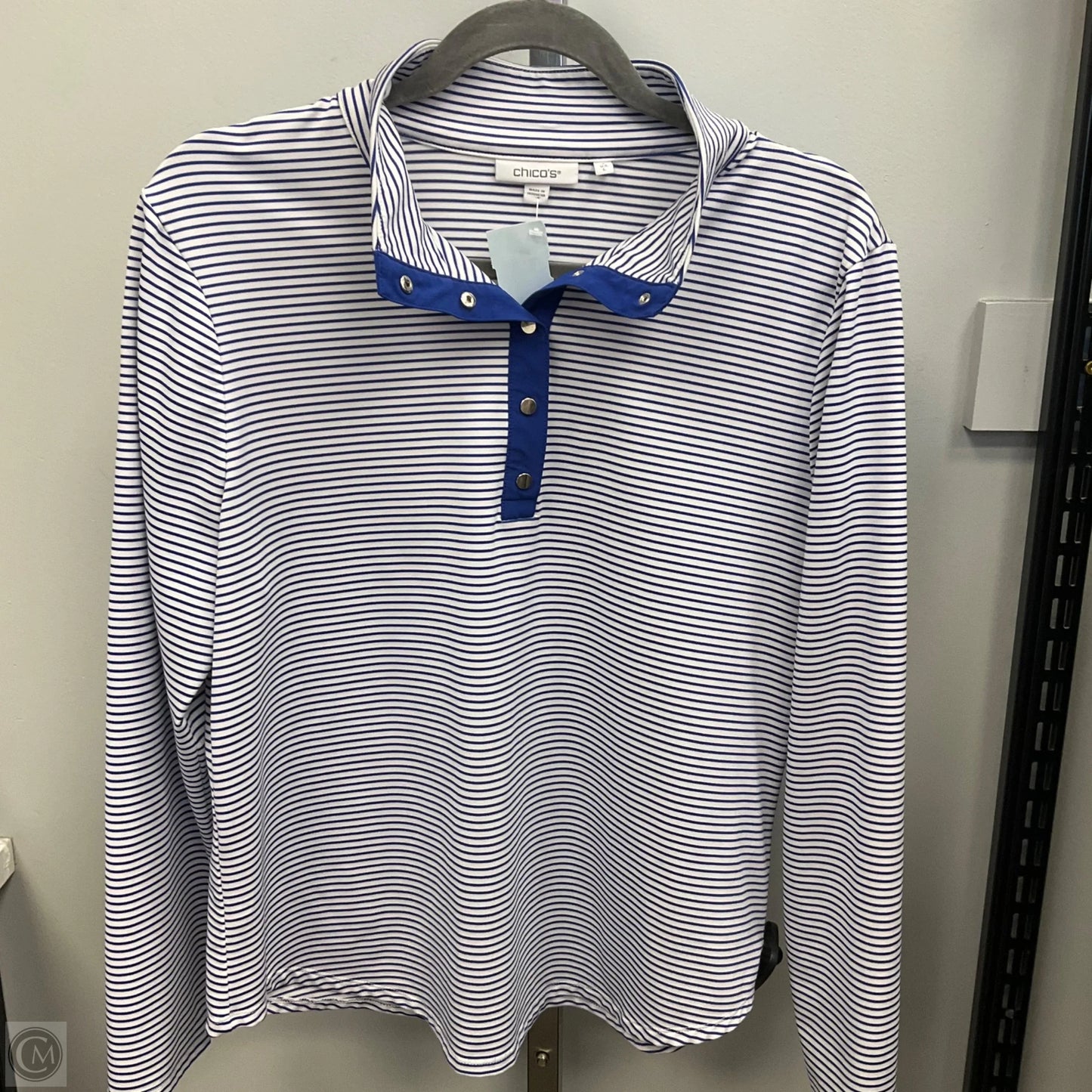 Top Long Sleeve By Vince Camuto In Floral Print, Size: L