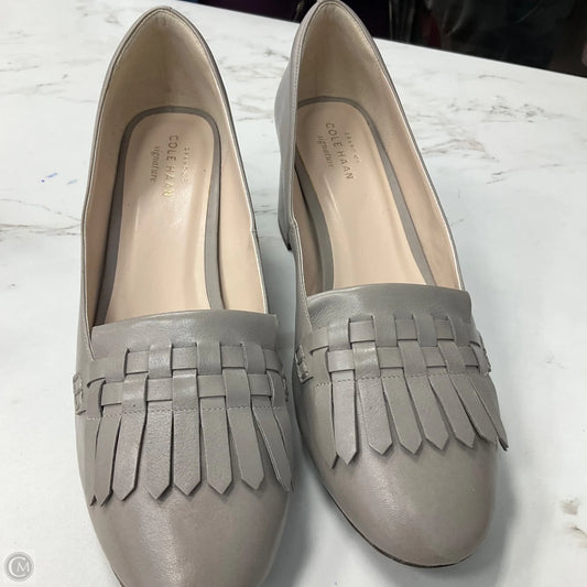 Shoes Heels Block By Cole-haan In Grey, Size: 8.5
