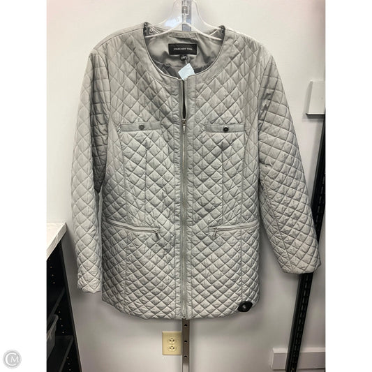 Coat Puffer & Quilted By Jones New York In Grey, Size: L