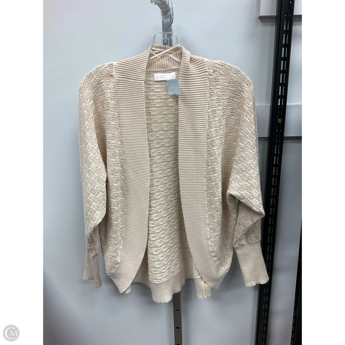 Sweater Cardigan By Lc Lauren Conrad In Tan, Size: S
