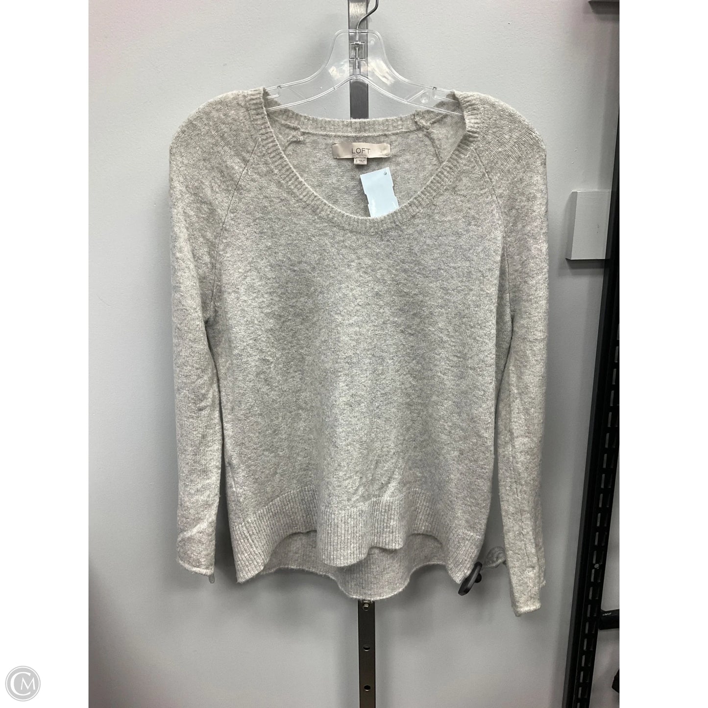 Sweater By Loft In Grey, Size: S
