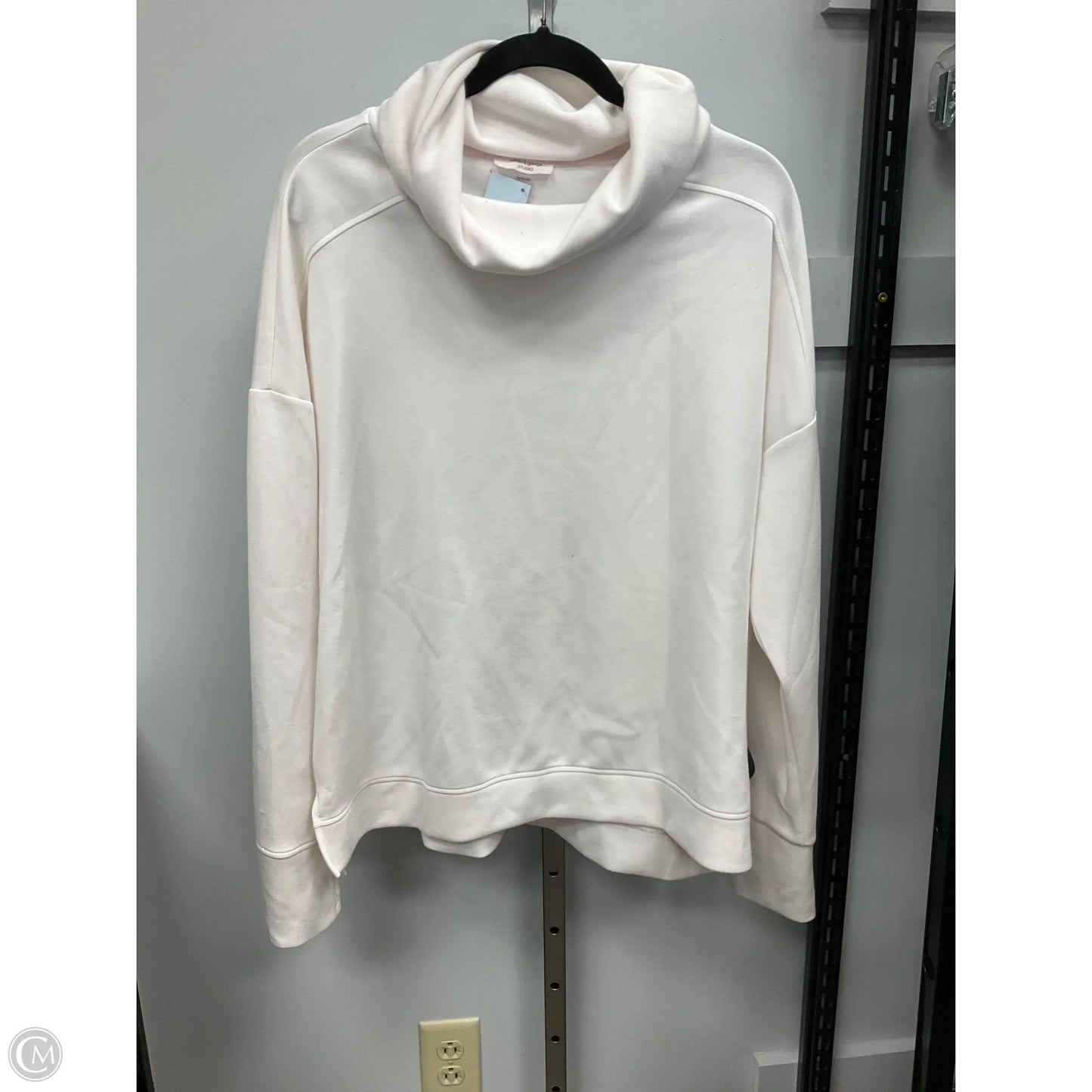 Top Long Sleeve By Cable And Gauge In White, Size: Xl