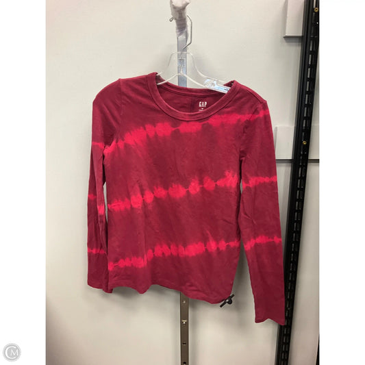Top Long Sleeve By Gap In Red, Size: Xs
