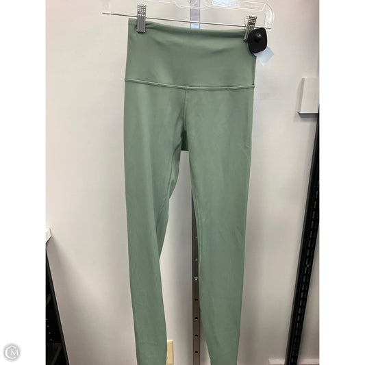 Athletic Capris By Lululemon In Green, Size: 2