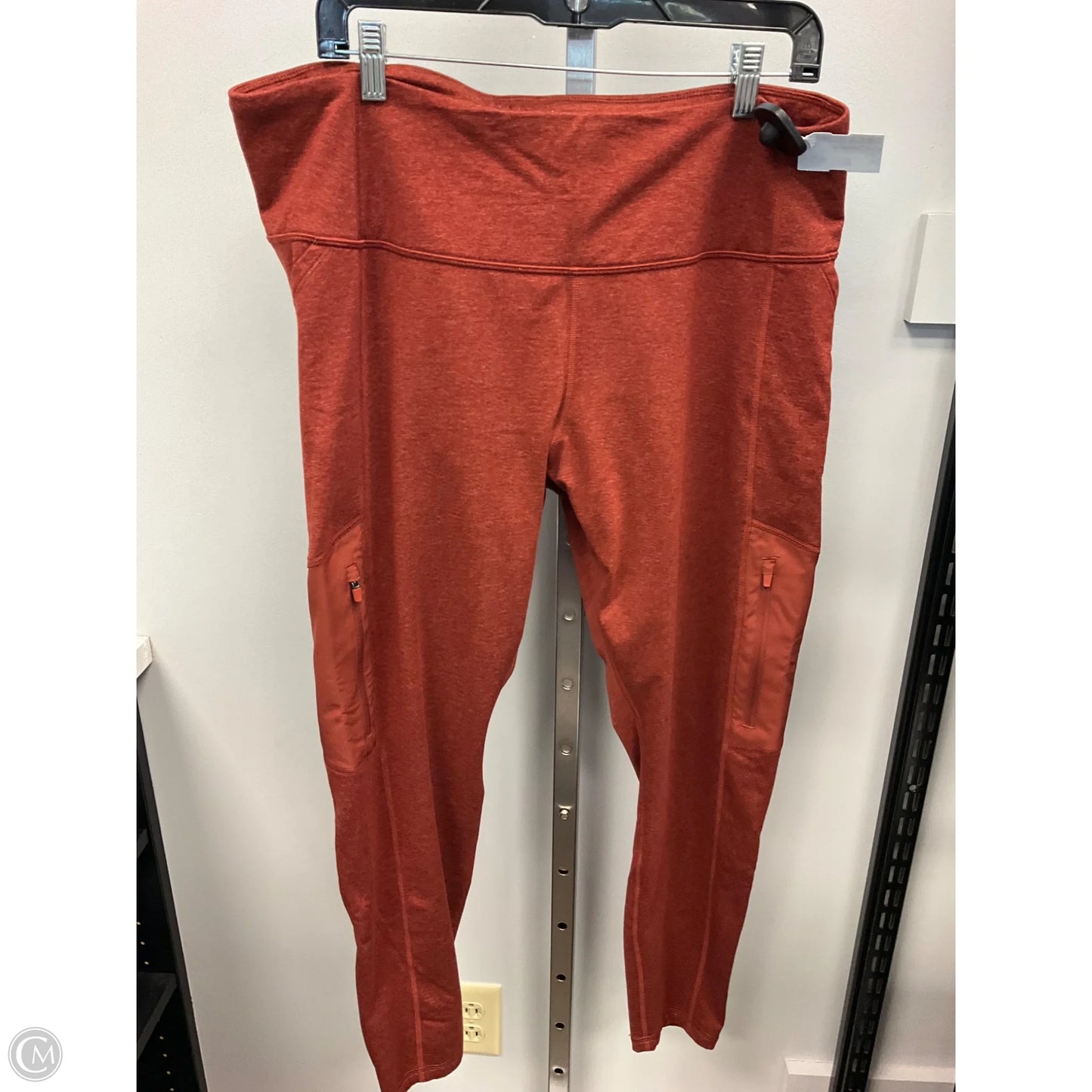 Athletic Leggings By Old Navy In Copper, Size: L