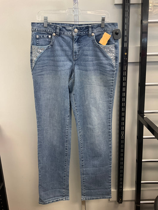 Jeans Straight By Style And Company In Blue, Size: 10